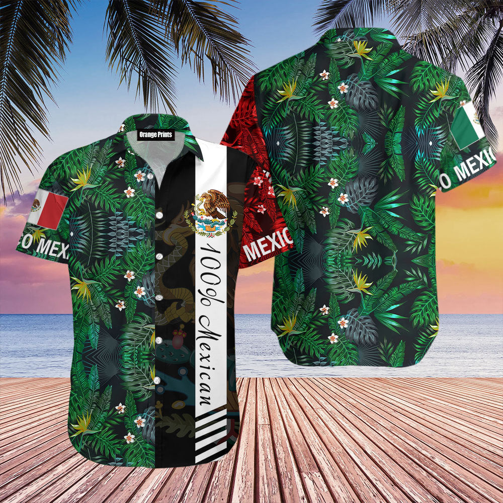 100% Mexican Hawaiian Shirt | For Men & Women | HW5673