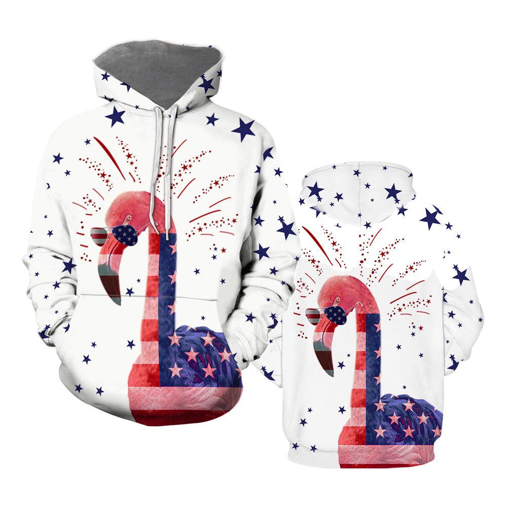 4th Of July Flamingo All Over Print | For Men & Women | HP2228