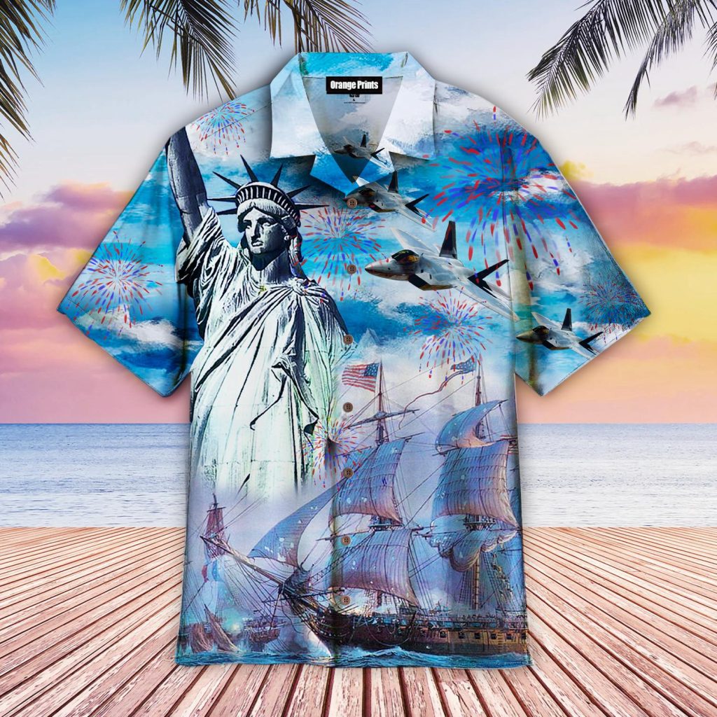 4th Of July US Independence Day Hawaiian Shirt | For Men & Women | WT3080