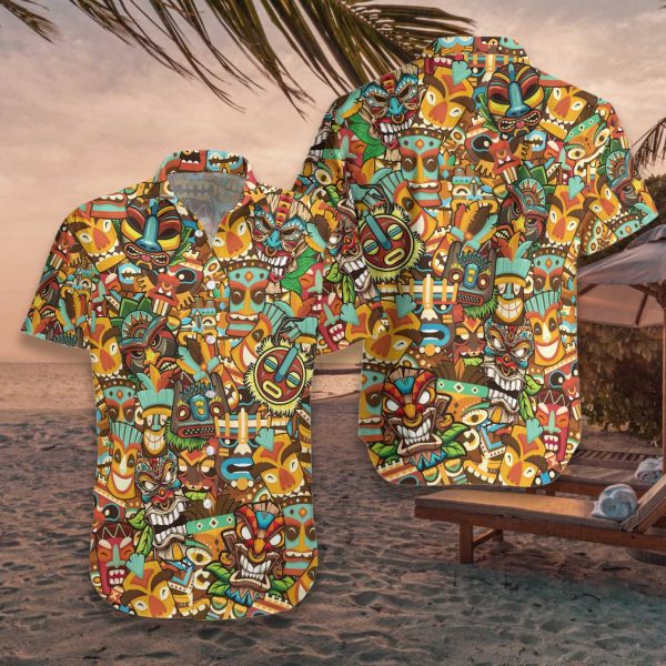 African Tiki Hawaiian Shirt | For Men & Women | HW6235