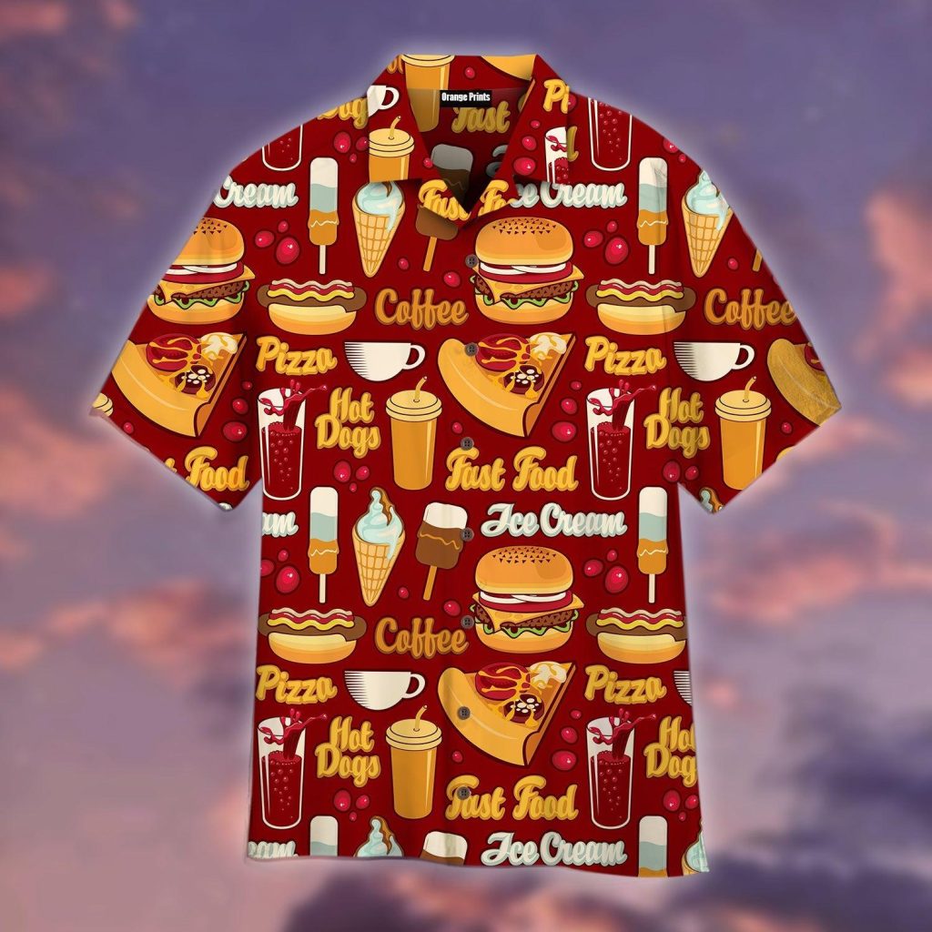 All I Need Is Love And A Tasty Fast Food Hawaiian Shirt | For Men & Women | WT6262
