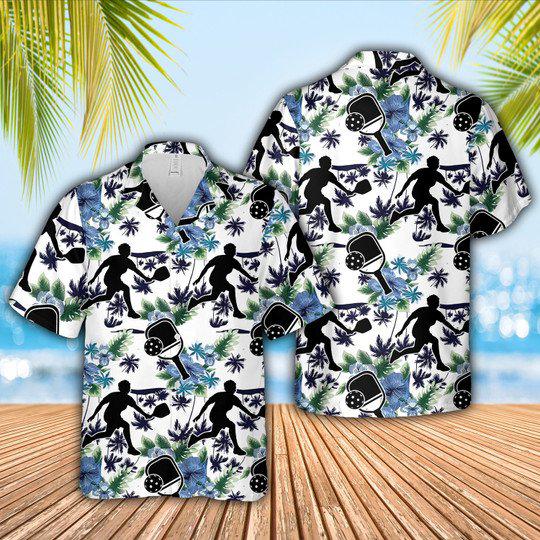 Aloha Pickleball White Nature Hawaiian Shirt | For Men & Women | HL2220