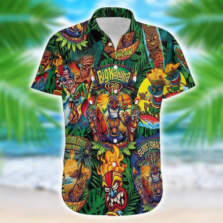 Aloha Shirts Tiki Crew Hawaiian Shirt | For Men & Women | HW3547