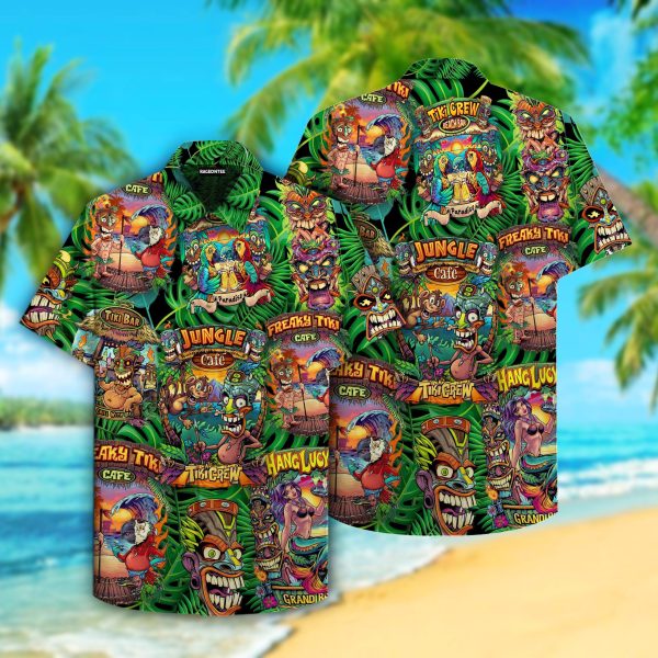 Aloha Tiki Tiki Hawaiian Shirt | For Men & Women | HW4242