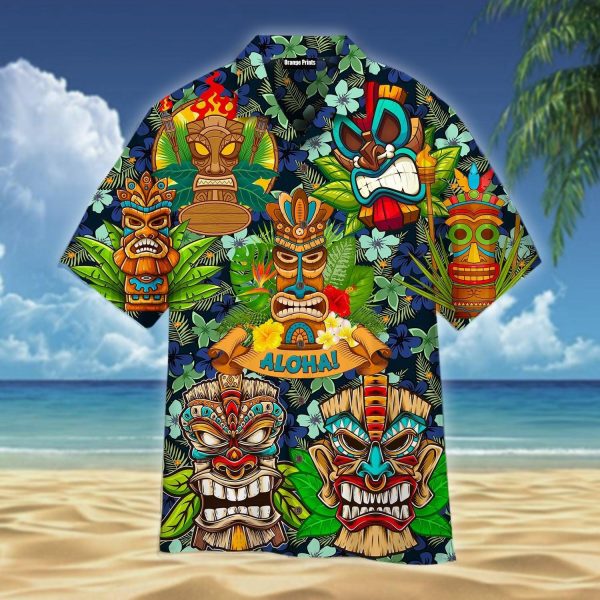 Aloha Tiki Tiki Hawaiian Shirt | For Men & Women | WT1494