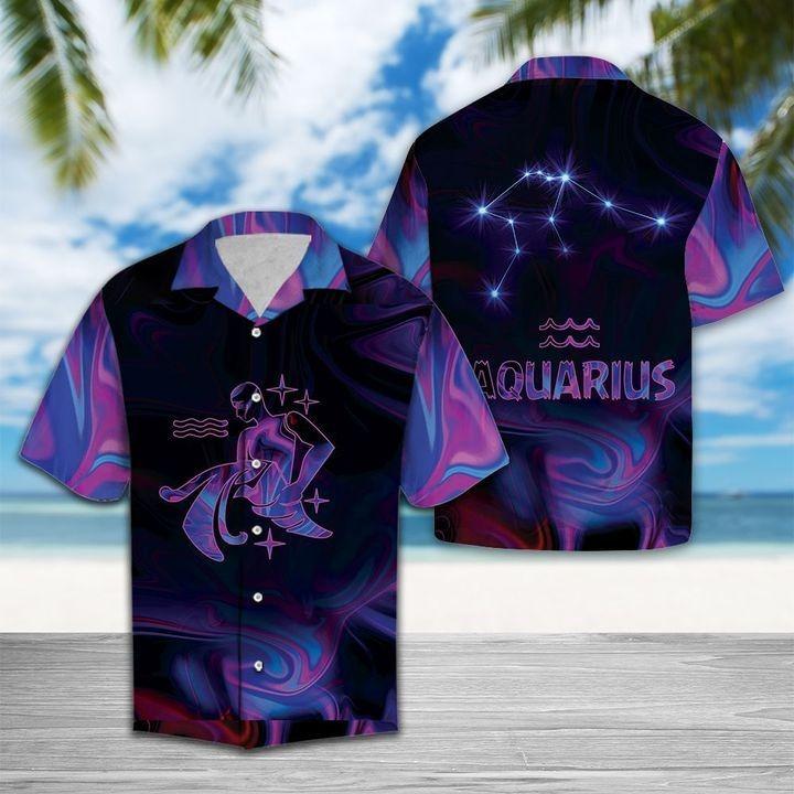 Amazing Aquarius Horoscope Hawaiian Shirt | For Men & Women | HW1367