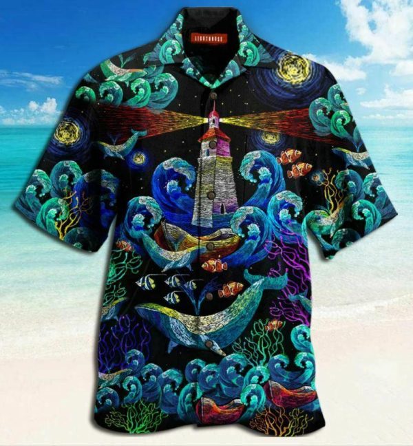 Amazing Finding Light Marine Life Hawaiian Shirt | For Men & Women | HW3450