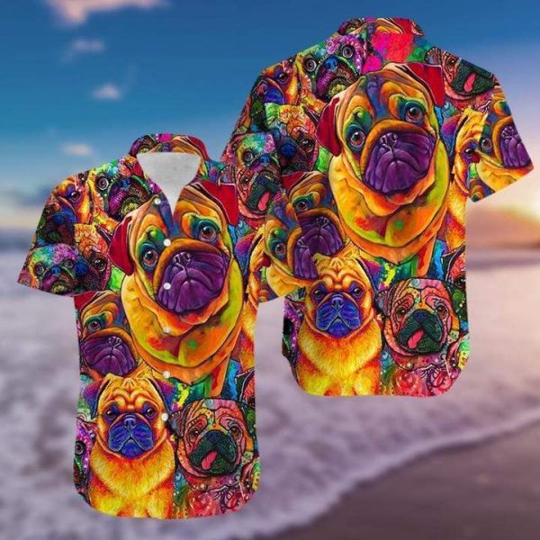 Amazing Galaxy Pug Hawaiian Shirt | For Men & Women | HW5556