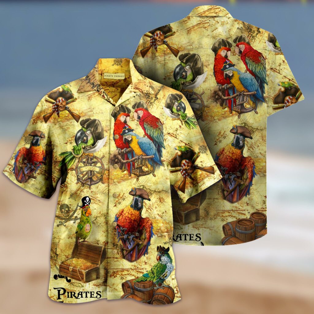 Amazing Pirate Parrots Hawaiian Shirt | For Men & Women | HW1700