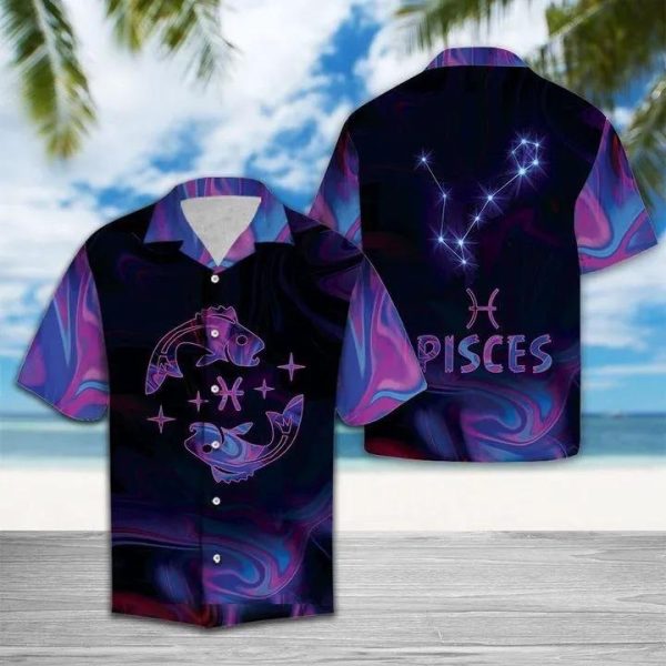 Amazing Pisces Horoscope Hawaiian Shirt | For Men & Women | HW1371