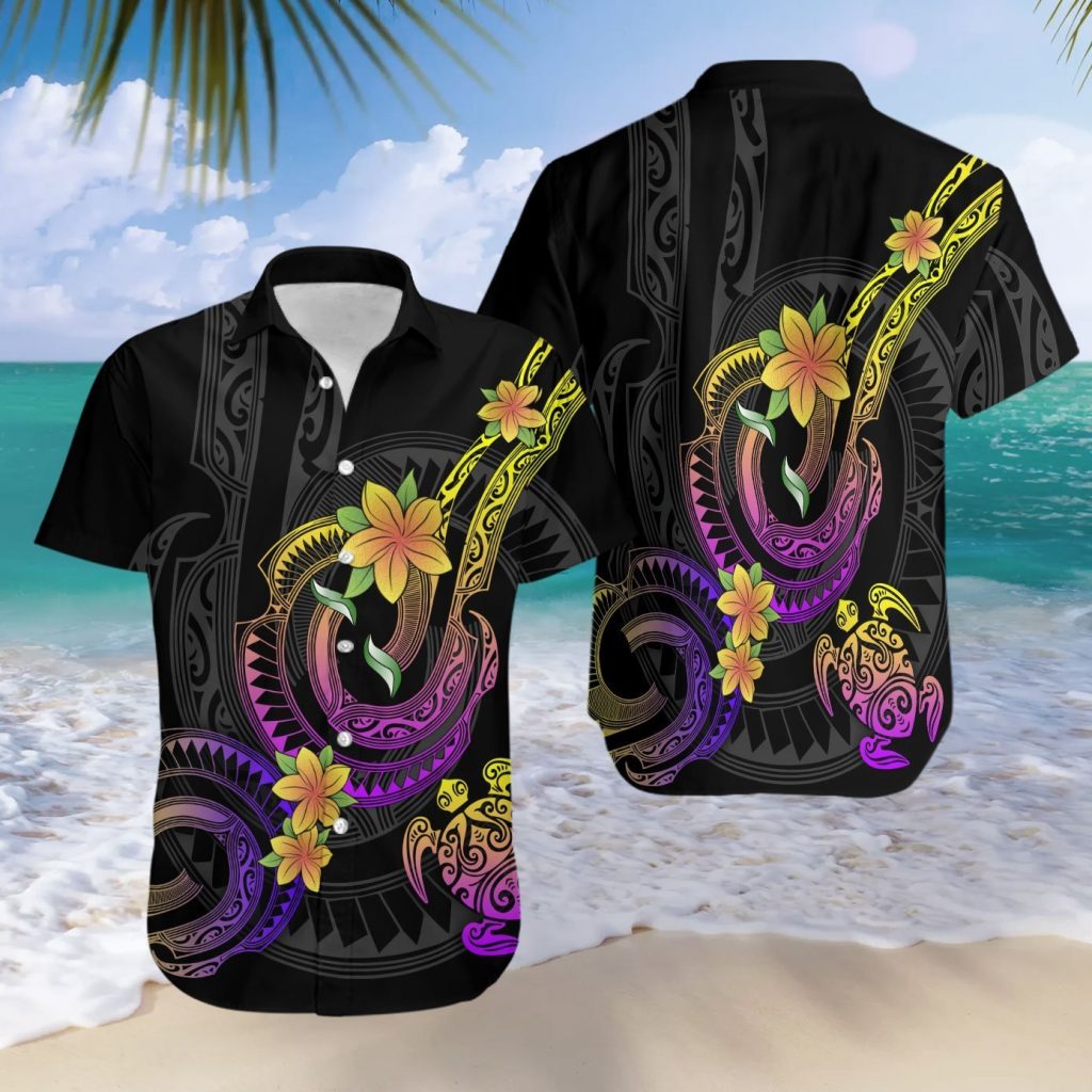 Amazing Polynesian Frangipani Flower Hawaiian Shirt | For Men & Women | HW5430