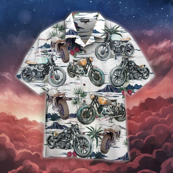 Amazing Retro Motocycle Hawaiian Shirt | For Men & Women | WT1522