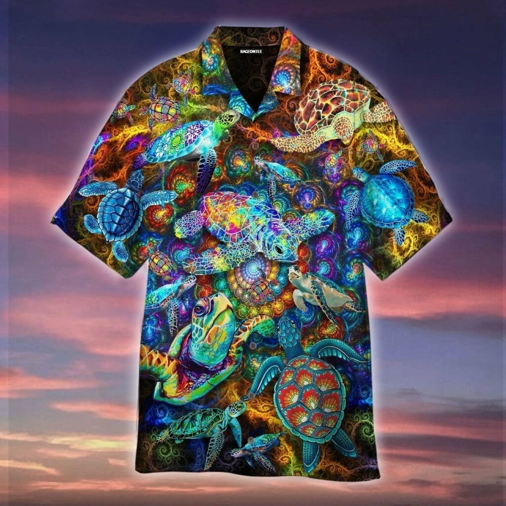 Amazing Sea Turtle Are Glowing Hawaiian Shirt | For Men & Women | WT1542