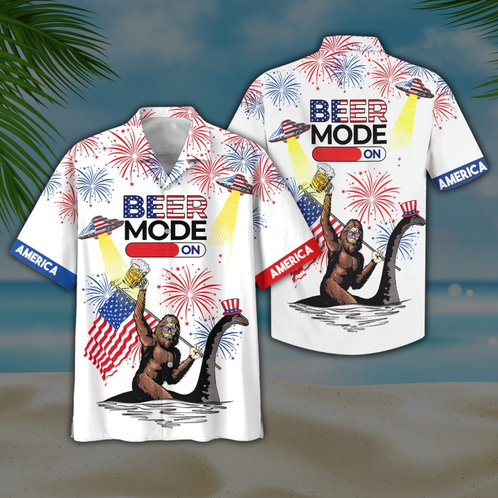 America Bigfoot Beer Mode On Hawaiian Shirt | For Men & Women | HW7120