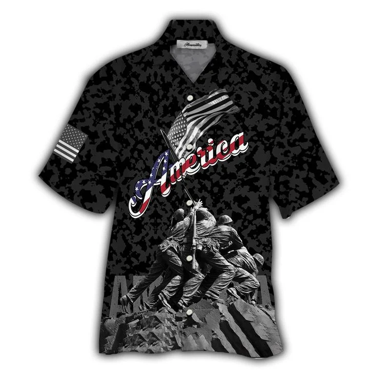 America Hawaiian Shirt | For Men & Women | HW5715
