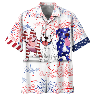 America Pitbull Hawaiian Shirt | For Men & Women | HL2784