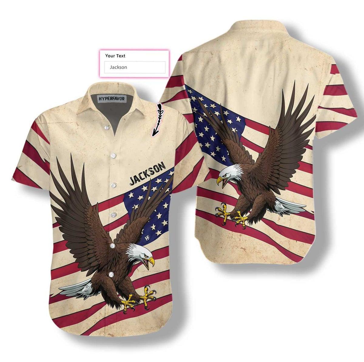 American Eagle Wings Custom Hawaiian Shirt | For Men & Women | HN1028