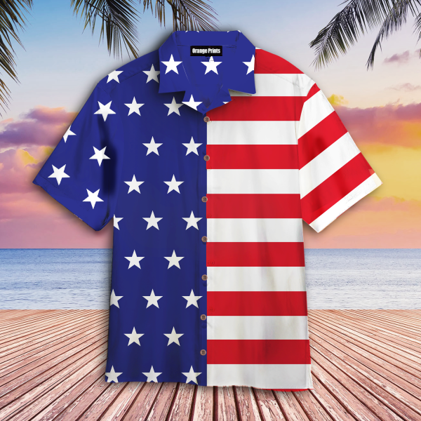 American Flag Hawaiian Shirt | For Men & Women | HW5712