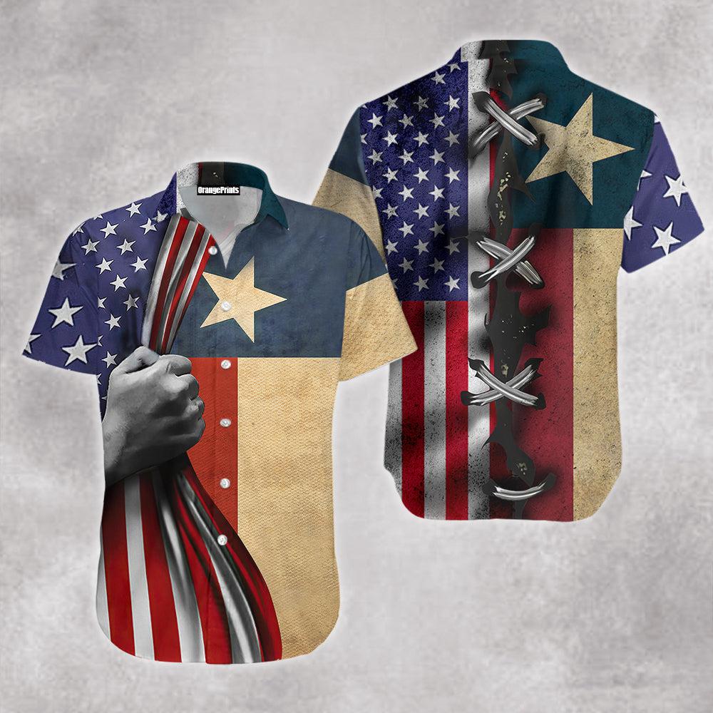 American Texas Hawaiian Shirt | For Men & Women | HW6414
