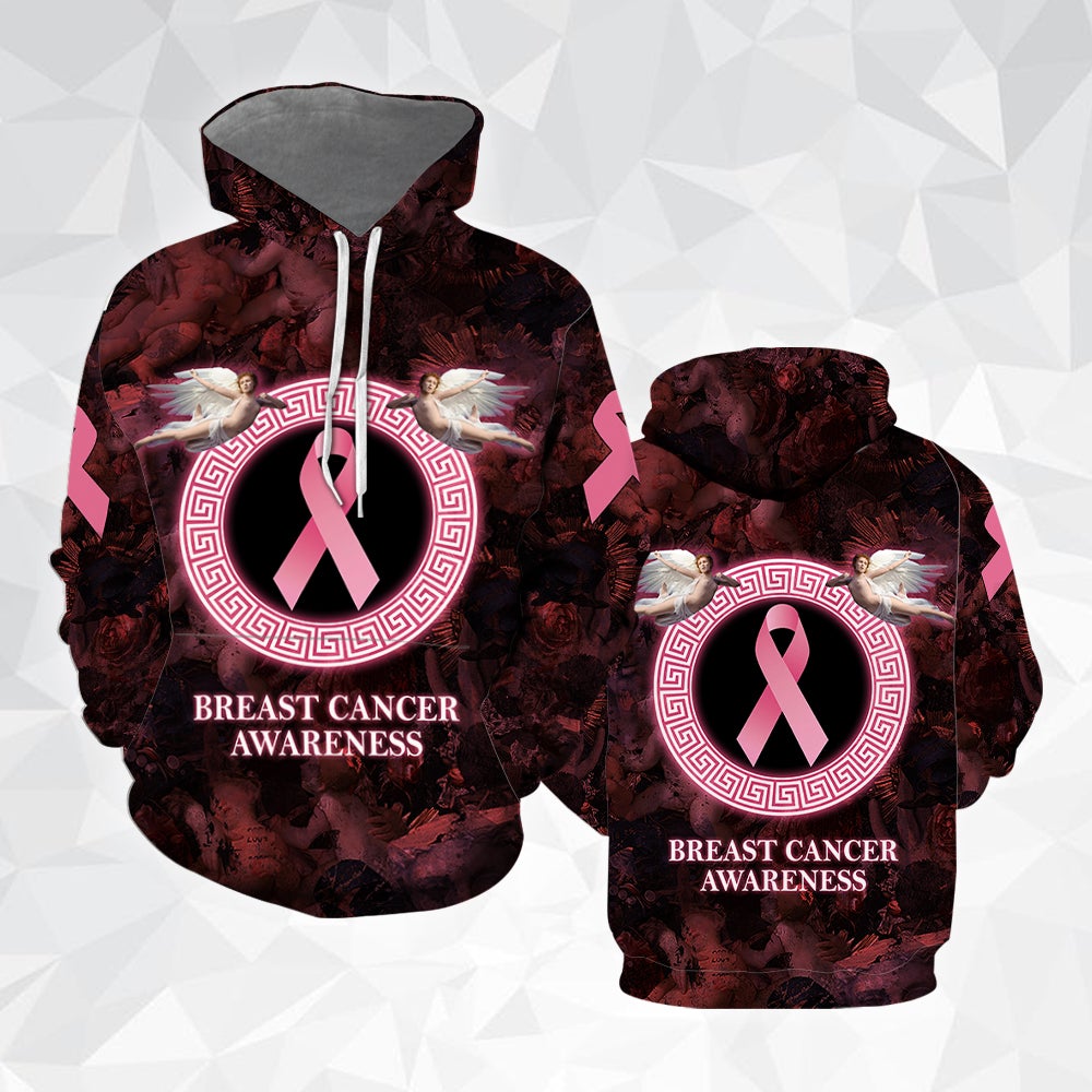 Angel Breast Cancer Awareness All Over Print | For Men & Women | HO3284