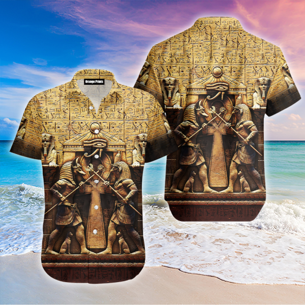 Anubis Ancient Egyptian Hawaiian Shirt | For Men & Women | WT5076