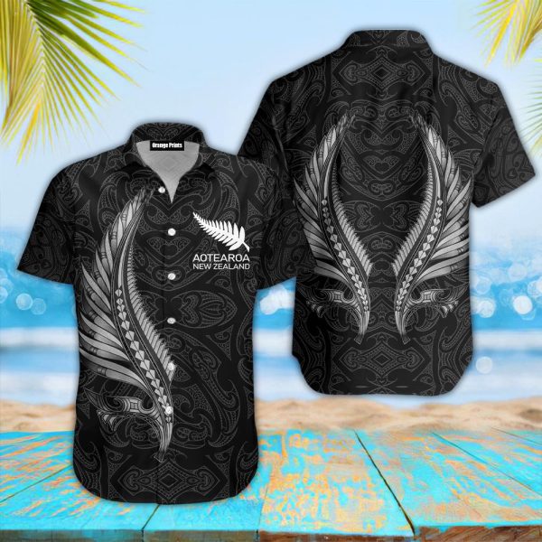 Aotearoa New Zealand Hawaiian Shirt | For Men & Women | WT6064