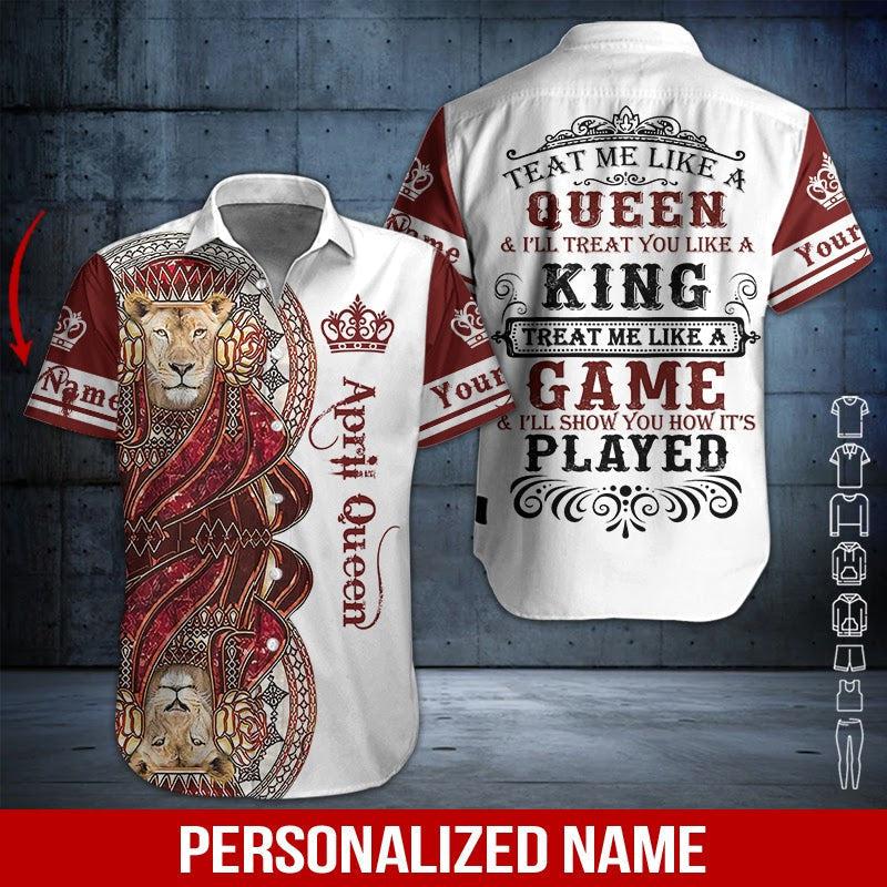 April Queen Custom Hawaiian Shirt | For Men & Women | HN2899