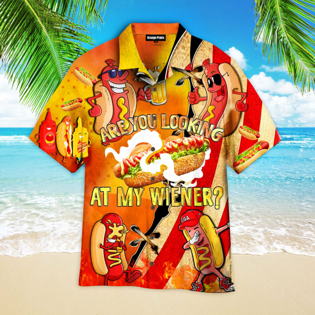 Are You Looking At My Wiener Hawaiian Shirt | For Men & Women | HW3767