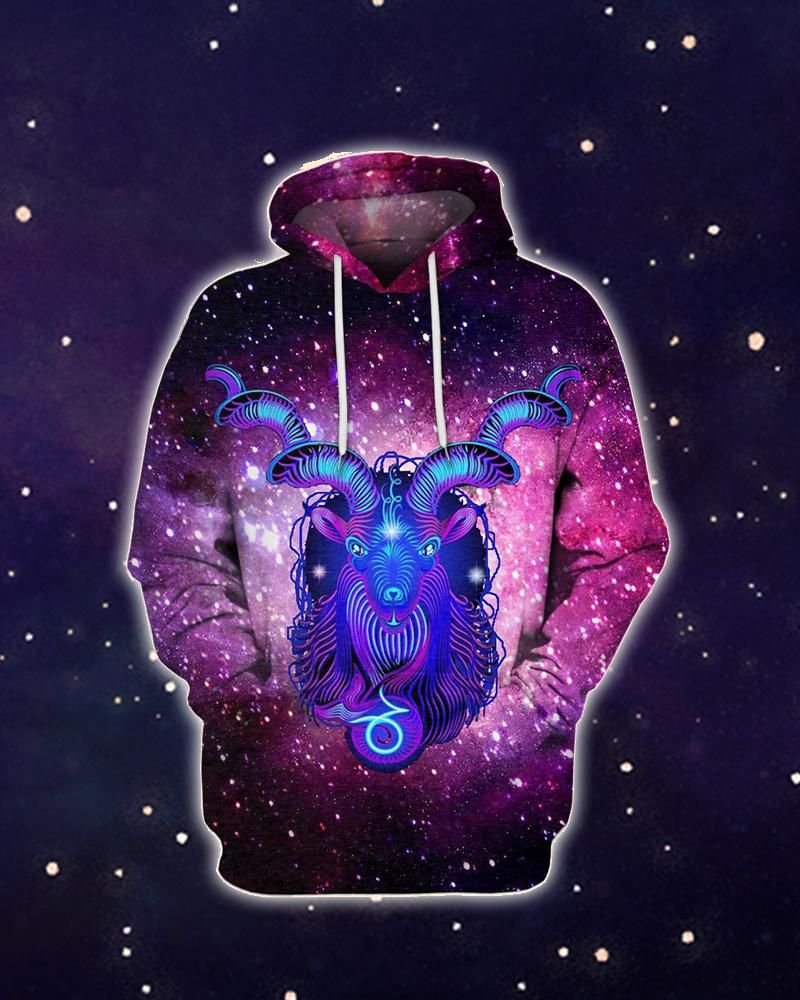 Aries The Ram Galaxy Purple Cool All Over Print | For Men & Women | HO7559