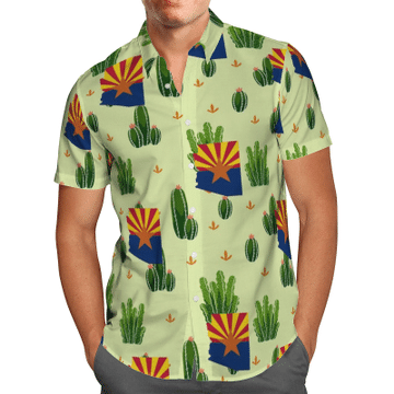 Arizona Cactus Hawaiian Shirt | For Men & Women | HW6499