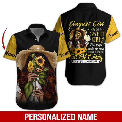 August Girl Custom Hawaiian Shirt | For Men & Women | HN1509