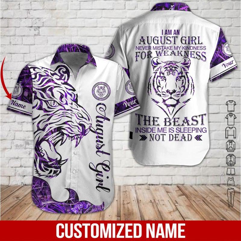 August Girl Custom Hawaiian Shirt | For Men & Women | HN1516
