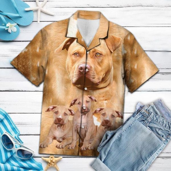 Awesome American Pit Bull Terrier Hawaiian Shirt | For Men & Women | HW5878