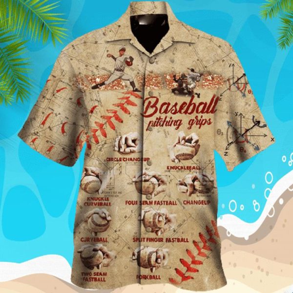 Baseball Pitching Grips Hawaiian Shirt | For Men & Women | HW3627