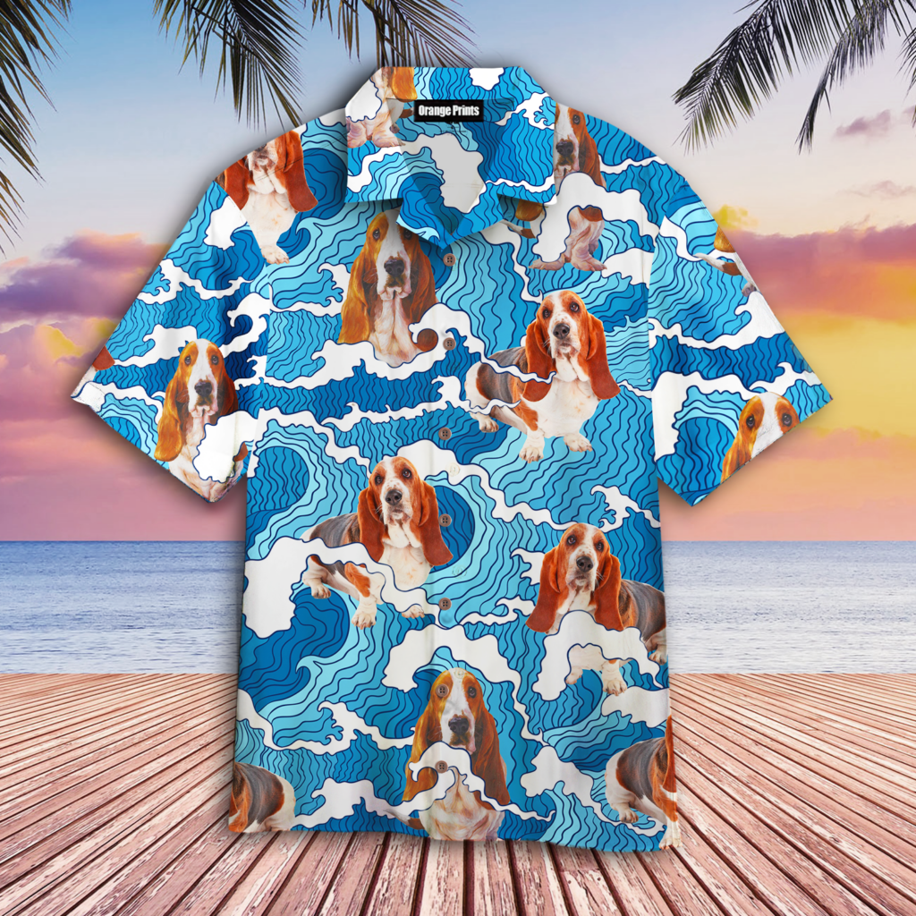 Basset Hound Hawaiian Shirt | For Men & Women | HL2919