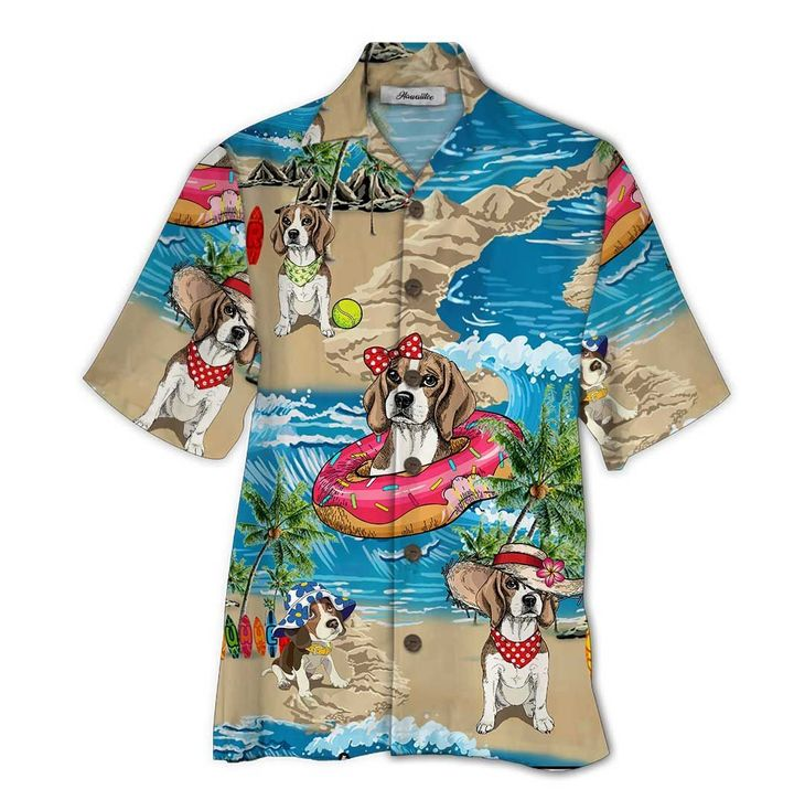 Beagle Hawaiian Shirt | For Men & Women | HW5754
