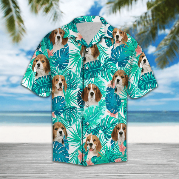 Beagle Tropical Hawaiian Shirt | For Men & Women | HW4423