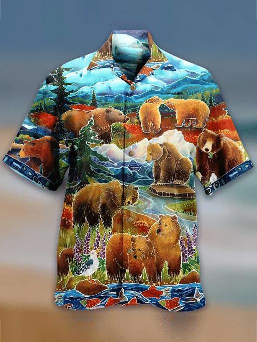 Bear Cute Hawaiian Shirt | For Men & Women | HW2651