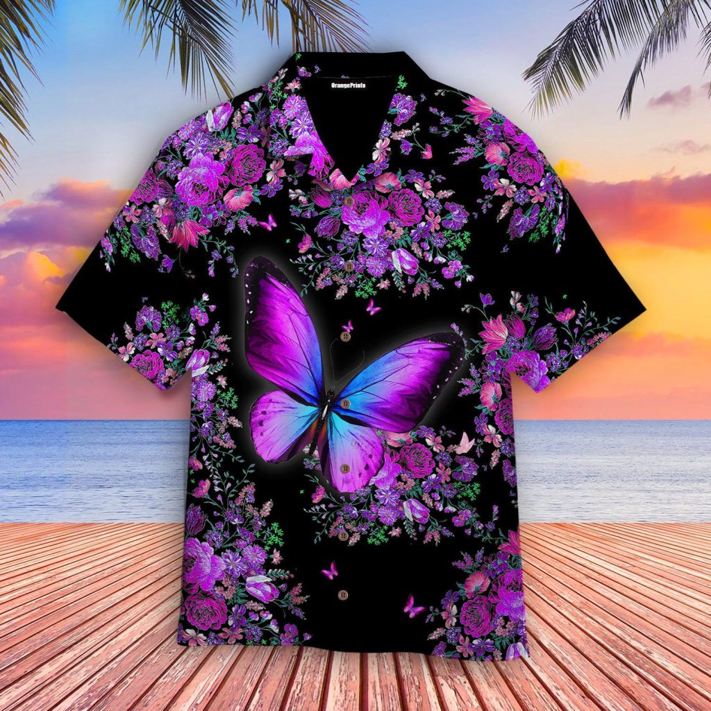 Beautiful Butterfly Hawaiian Shirt | For Men & Women | WT5090