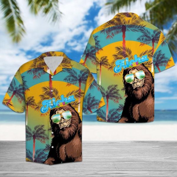 Bigfoot Aloha Hawaiian Shirt | For Men & Women | HW5936