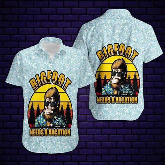 Bigfoot Hawaiian Shirt | For Men & Women | HW9965