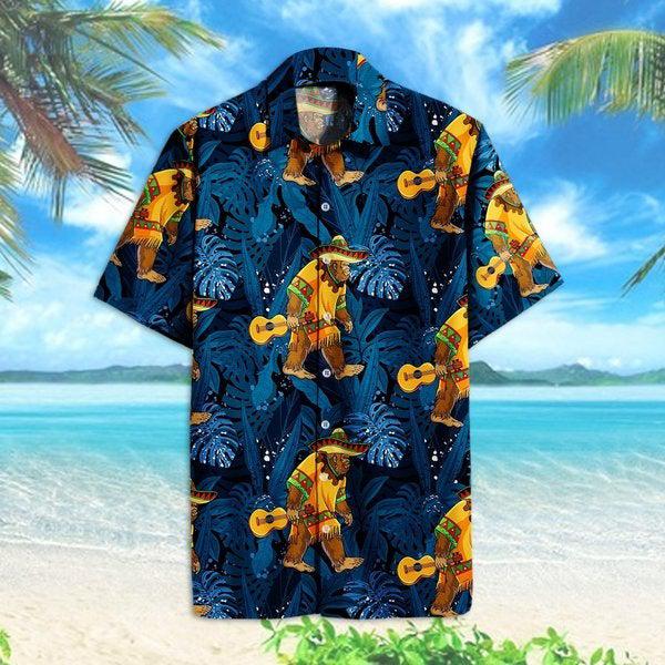 Bigfoot Sasquatch Mexican Hawaiian Shirt | For Men & Women | HW9986