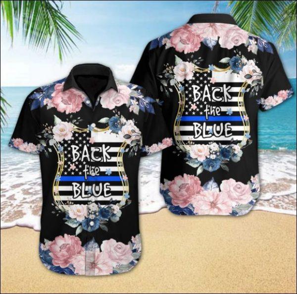 Black The Blue Hawaiian Shirt | For Men & Women | HW6080