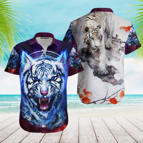Blue Tiger Hawaiian Shirt | For Men & Women | WT5157