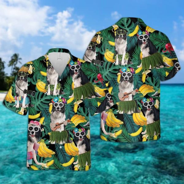 Border Collie Hawaiian Shirt | For Men & Women | HL2173
