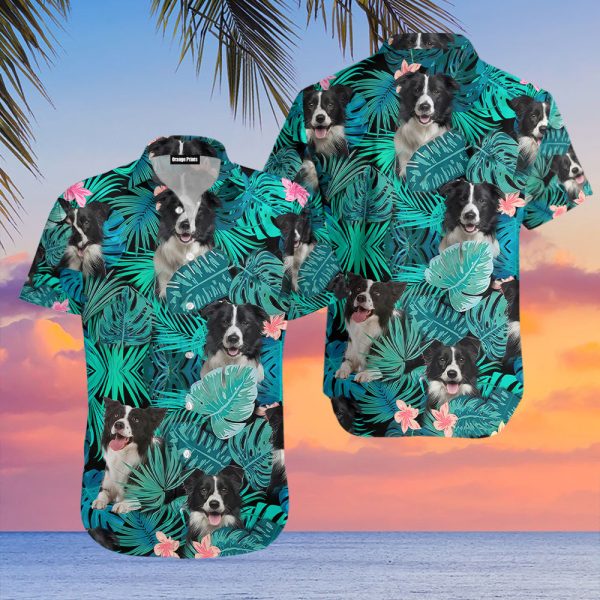 Border Collie Tropical Hawaiian Shirt | For Men & Women | HW1267