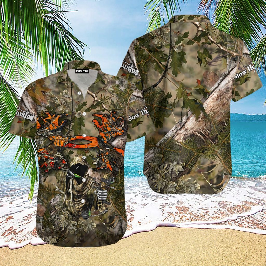 Bow Hunting Camo Hawaiian Shirt | For Men & Women | WT5540