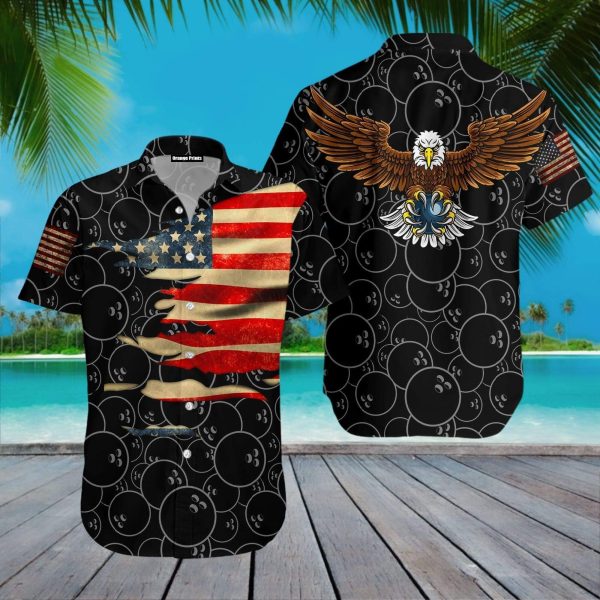 Bowling American Hawaiian Shirt | For Men & Women | WT1714