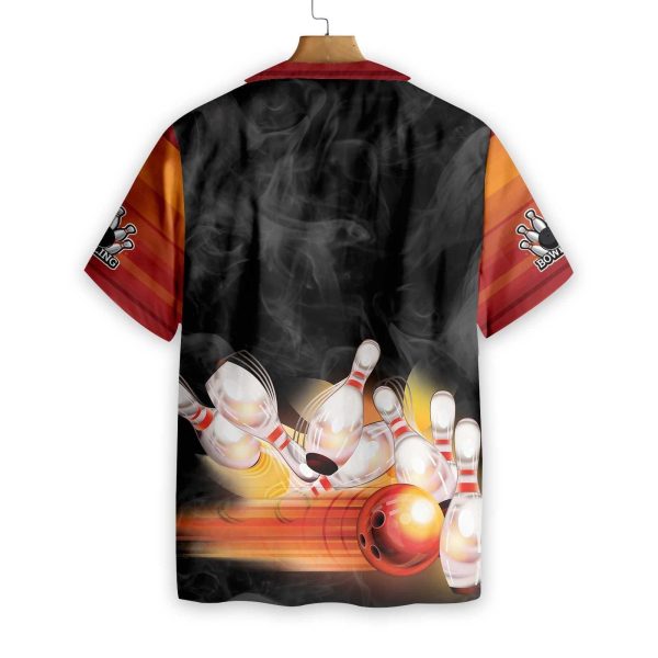 Bowling Smoke Background Hawaiian Shirt | For Men & Women | HL3303