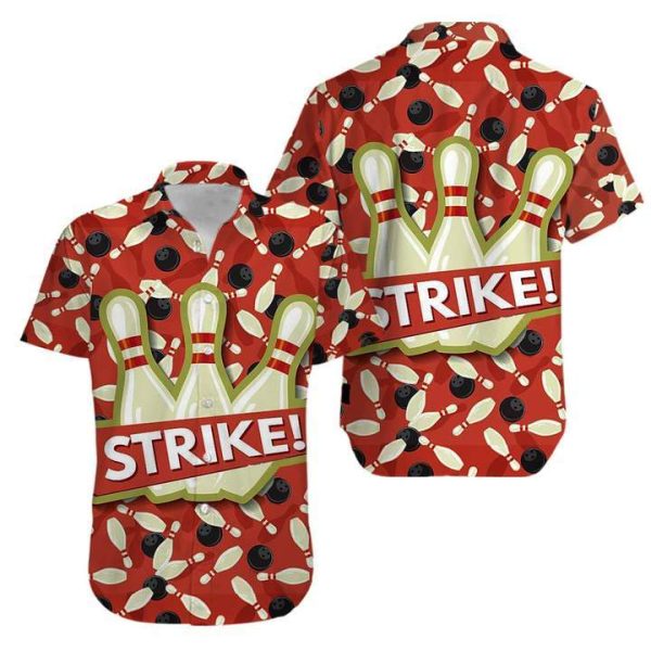 Bowling Strike Hawaiian Shirt | For Men & Women | HW4029